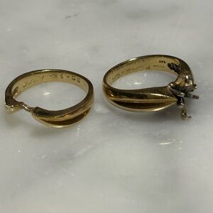 14K gold women’s wedding set